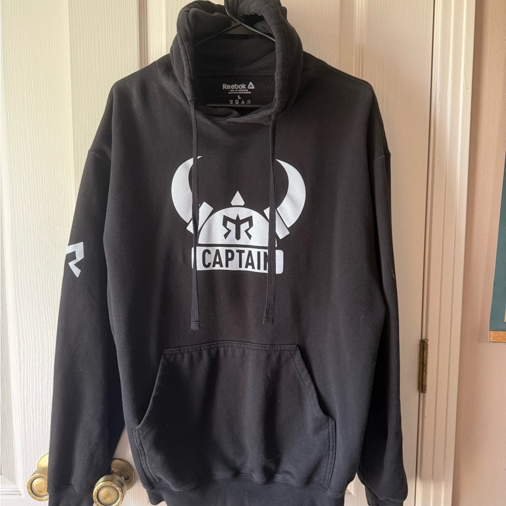 Reebok Ragnar Captain Black and White Hoodie